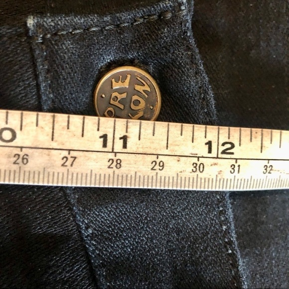Custom Tailor-Made Black Denim Jeans Slim Fit Waist size 36 Inseam 33 - Picture 14 of 16